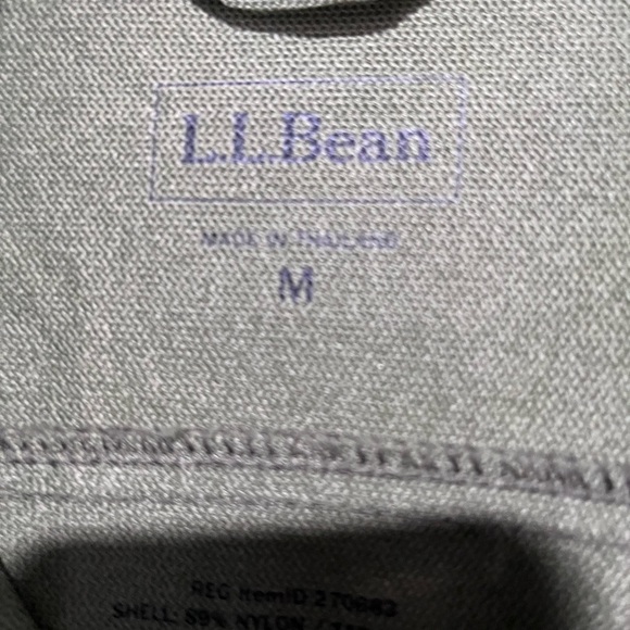 L.L. Bean Olive/Black Polyester Full Zip Windproof Softshell Jacket Men’s M VGC - Picture 13 of 13